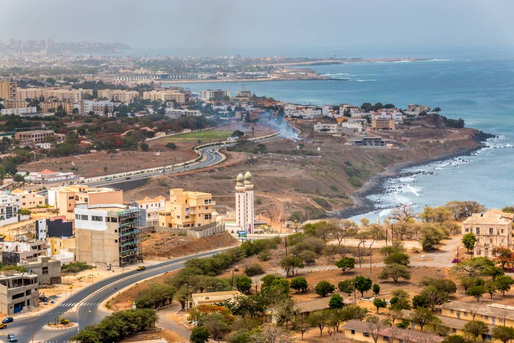 Whats It Like Being a Jamaican Living in Senegal - Aerial view of Dakar