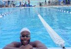 Young Jamaican American Swimmer Breaks School Record - Nathaniel Garrick 2